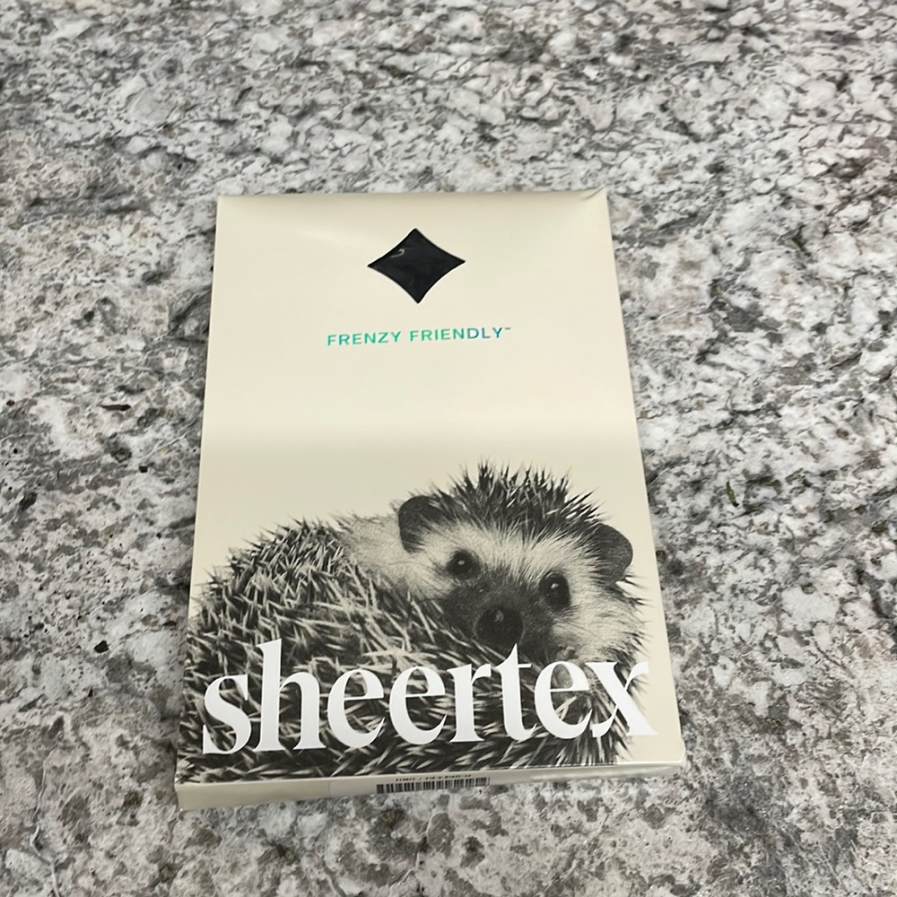 Sheertex medium black opaque tights UNOPENED
